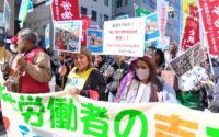 移住労働者の春闘「マーチ・イン・マーチ」賑やかに