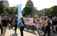 NO WAR！憲法変えるな！4･19国会正門前大行動に36000人